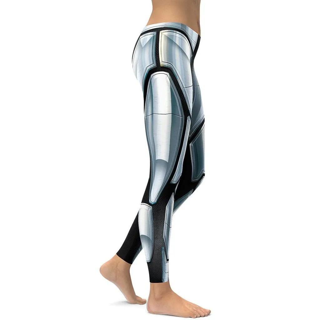 3D Iron Metal Armor Leggings