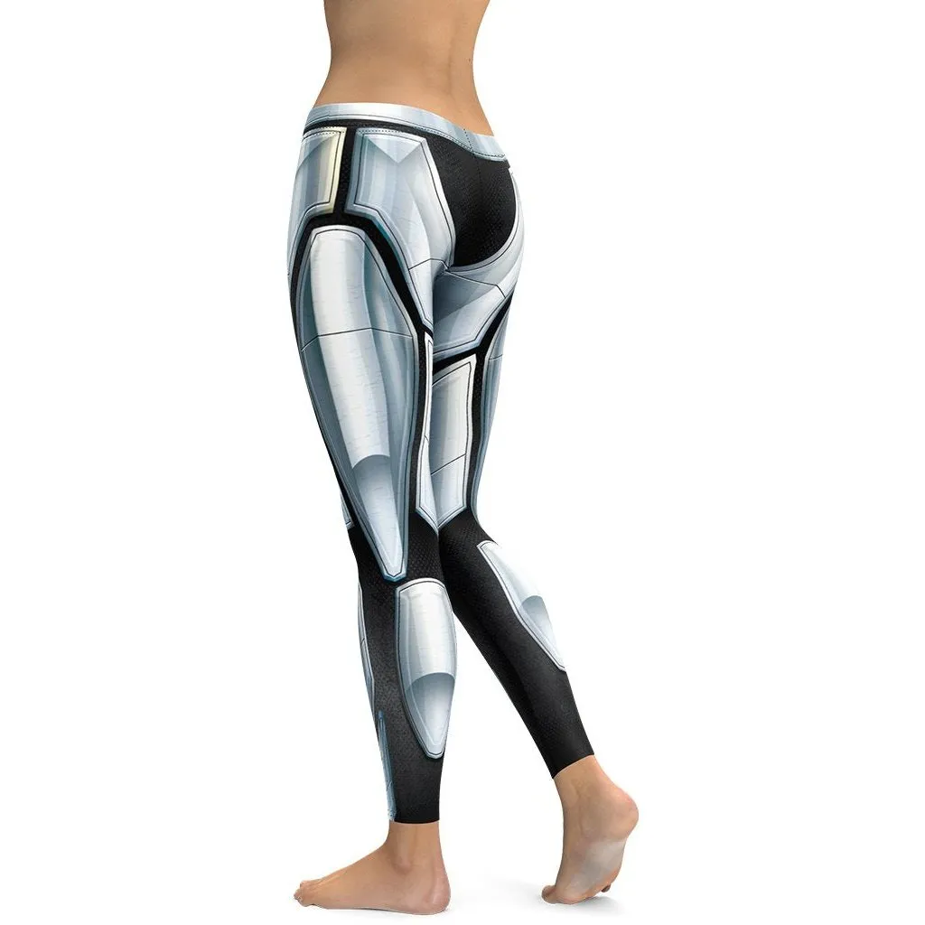 3D Iron Metal Armor Leggings