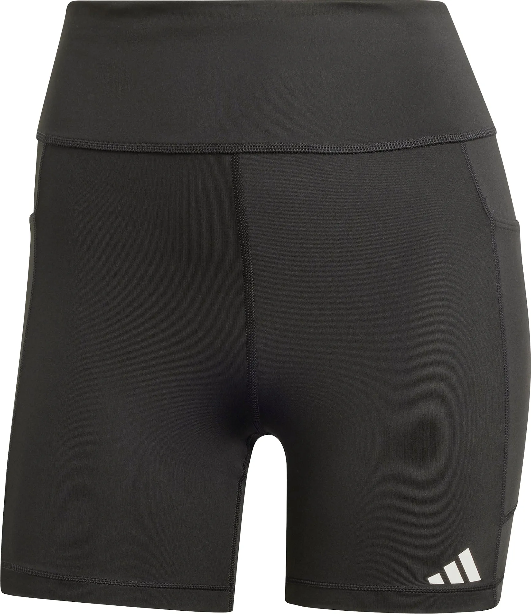 adidas Own The Run 5 Inch Womens Short Running Tights - Black