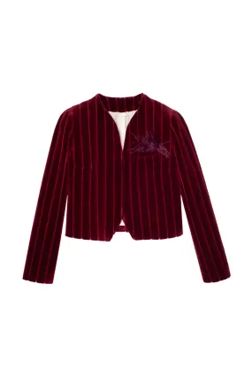 Alphie Blazer - burgundy