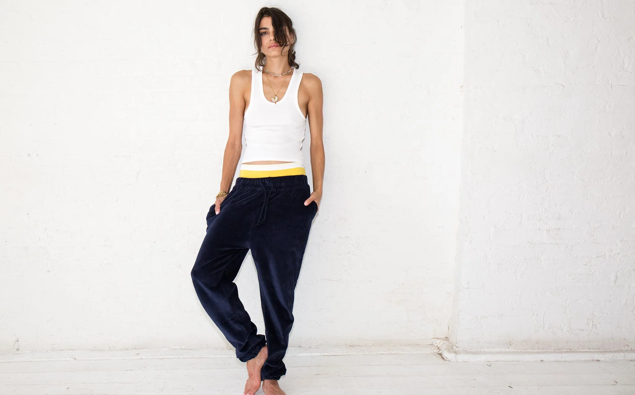 Baserange Midnight Blue Al Sweat Pants