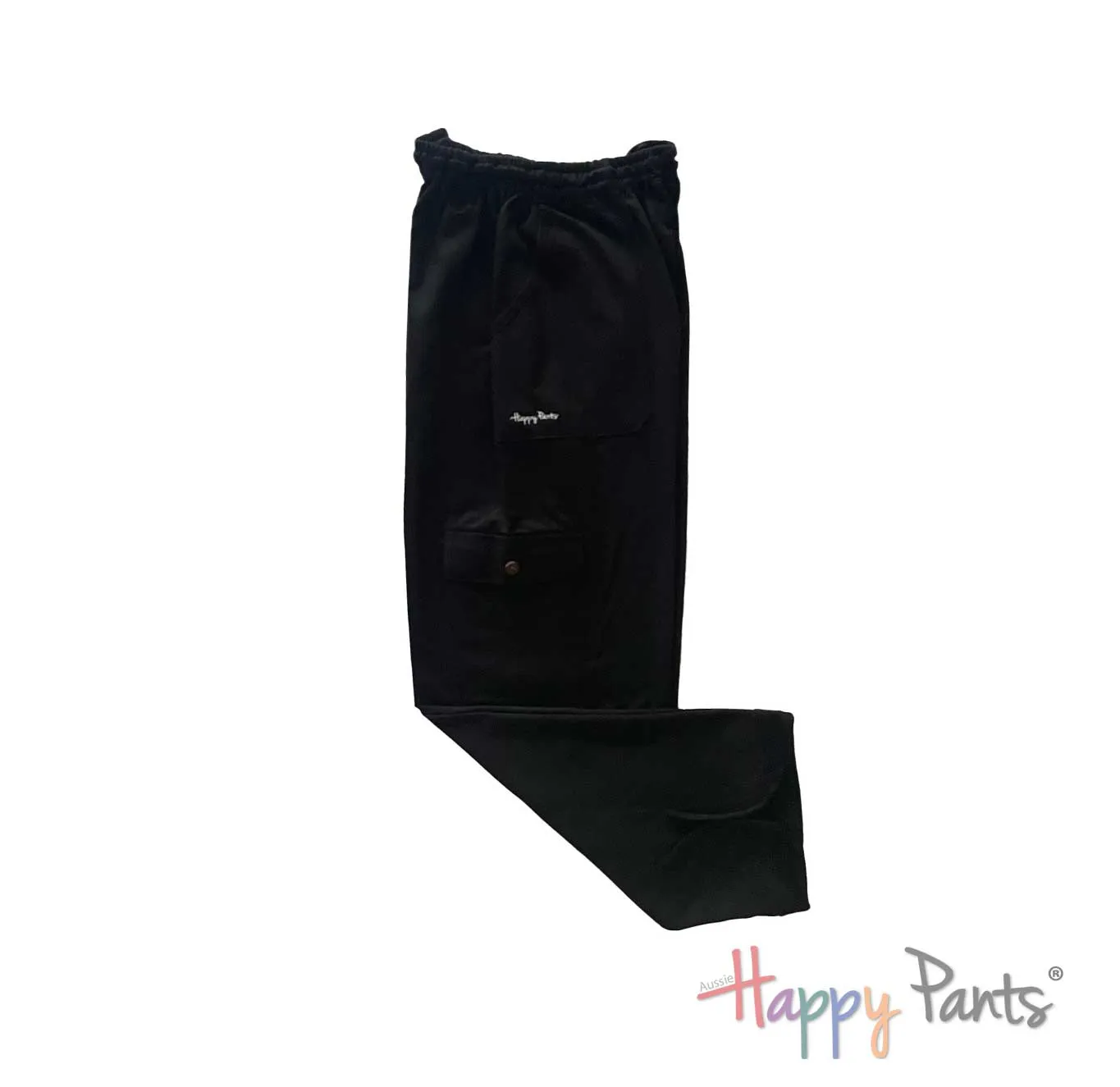 Black Happy Pants for Men