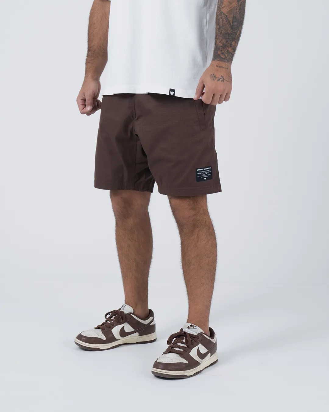 Casual Gi Shorts - Brown