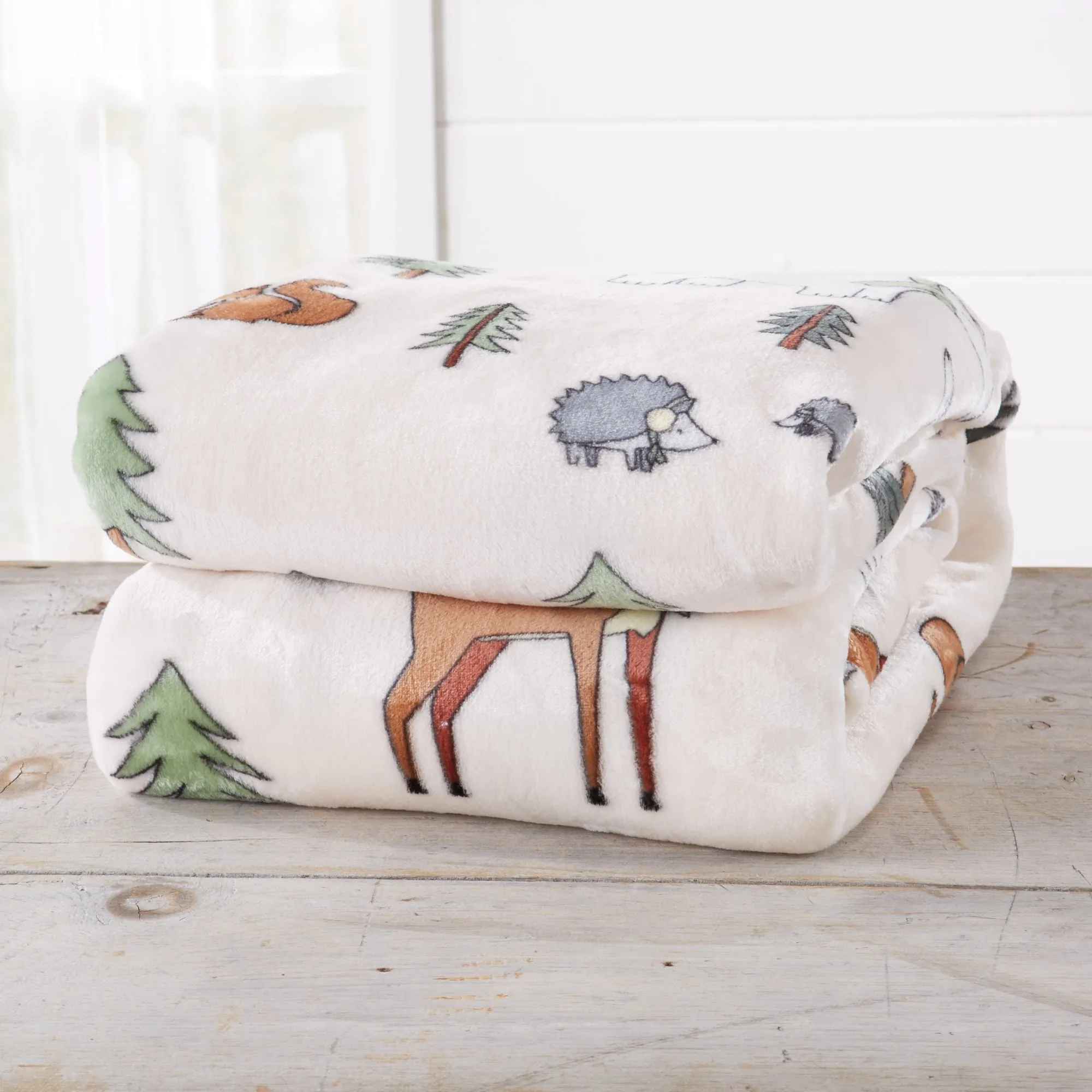 Christmas Printed Plush Throw Blanket