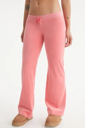 Cotton Velour Track Pant