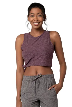 Day-To-Day Side-Tie Crop Tank