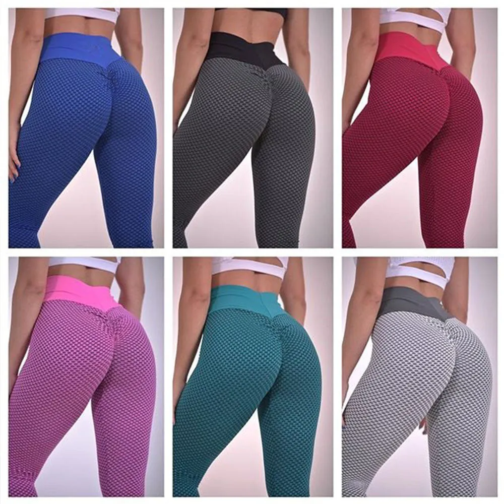 Haute Edition Women's Butt Lifting High Waist Yoga Pant Leggings with Tummy Control