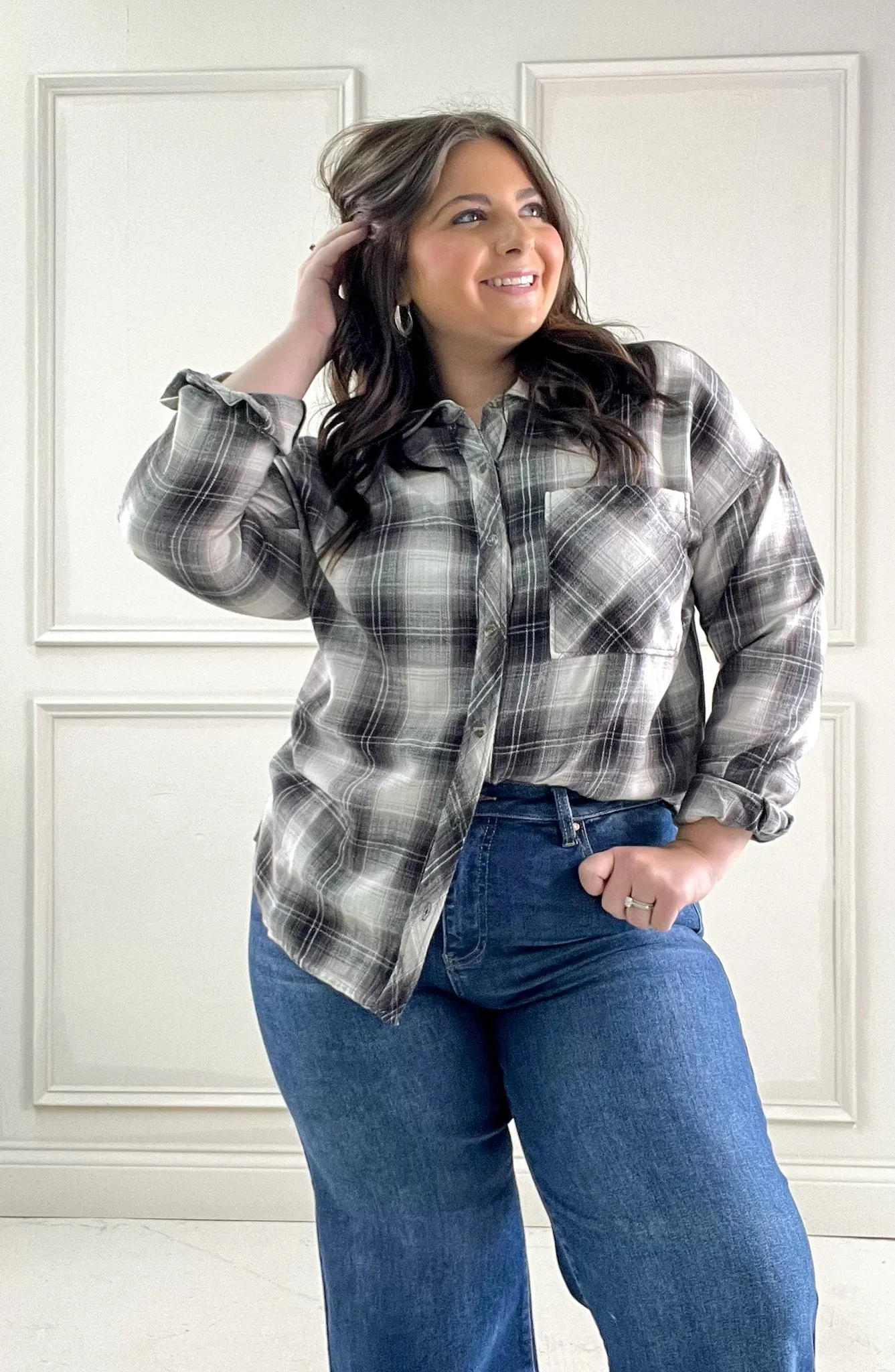 Laying Low Ultra Soft Oversize Boyfriend Flannel