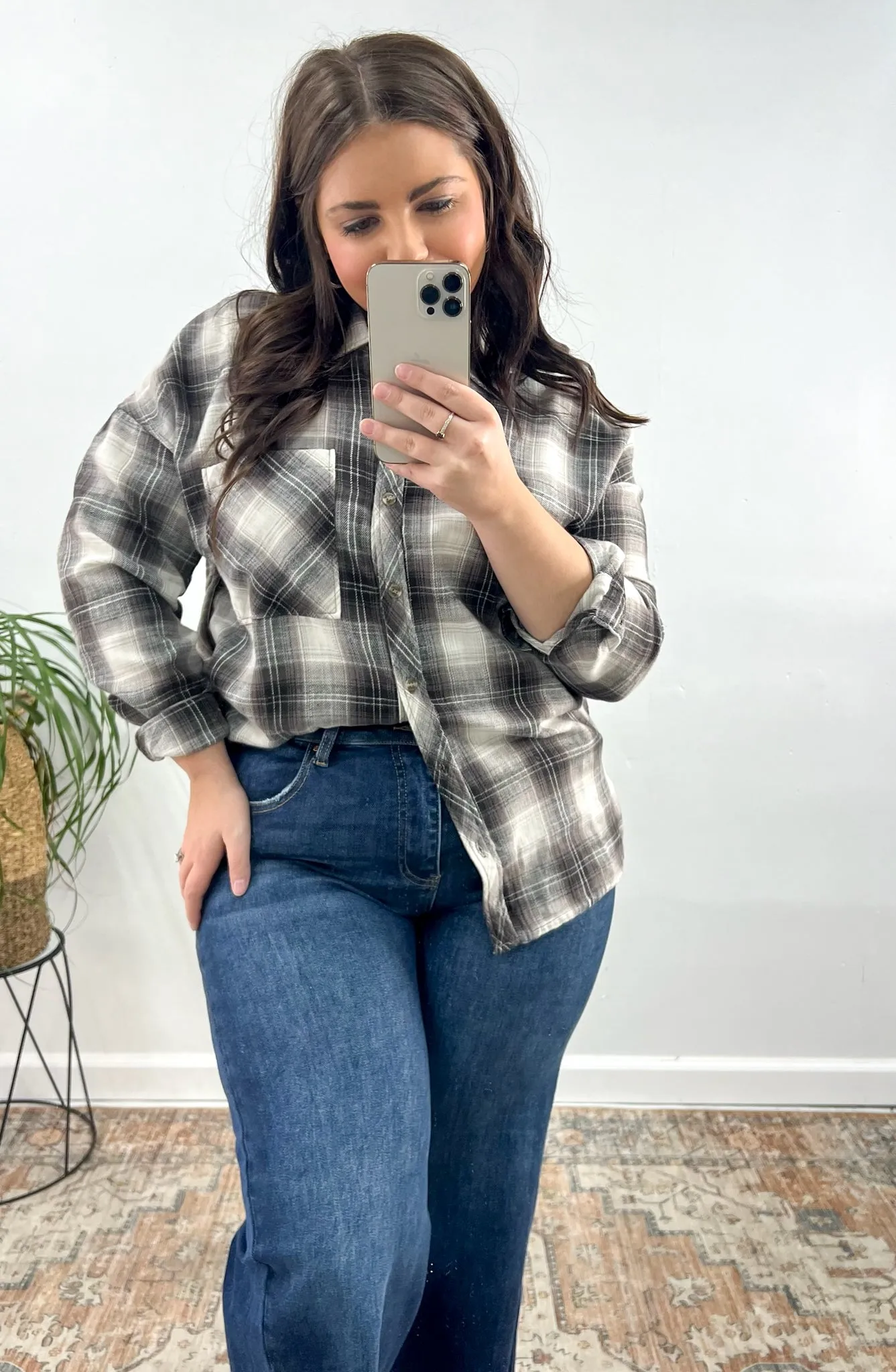 Laying Low Ultra Soft Oversize Boyfriend Flannel