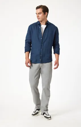 MATT RELAXED STRAIGHT LEG IN STORMY CASUAL TWILL