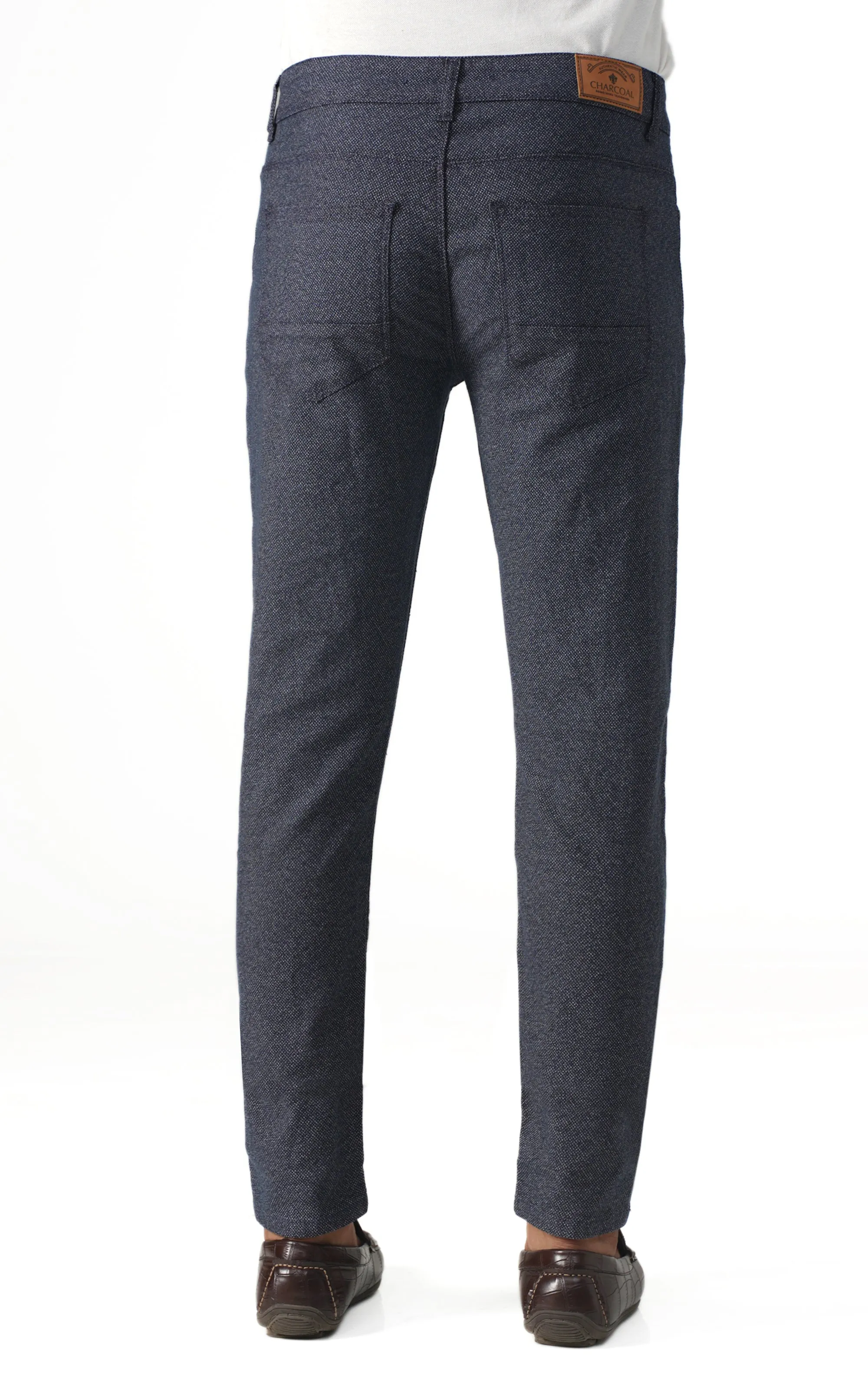 MELANGE 5-POCKET PANT NAVY