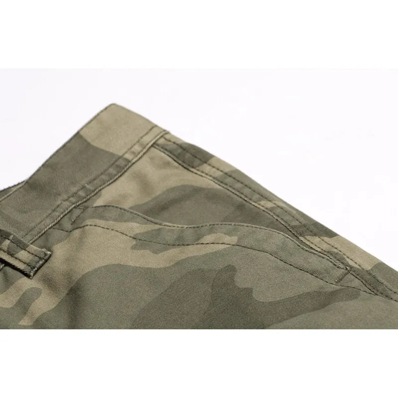 Men's Fashion Cargo Pants Multi Pockets Outdoors Camo Style Casual Cargo Pants