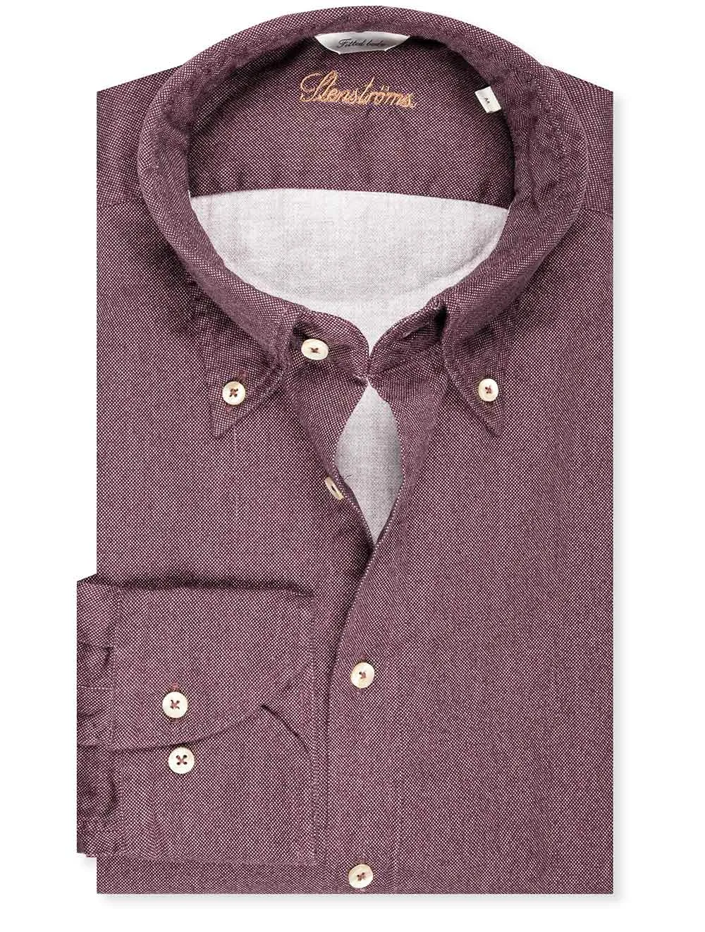 Purple Sport Casual Fitted Shirt