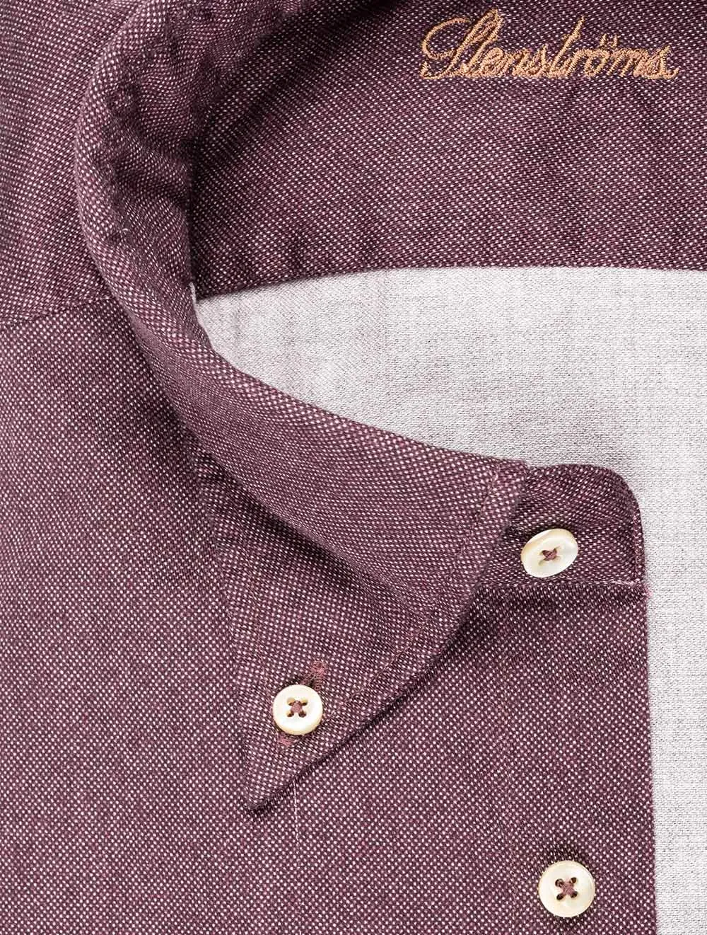 Purple Sport Casual Fitted Shirt