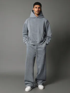 Regular Fit Essential Overhead Hoodie And Loose Fit Baggy Sweatpants 2 Piece Set