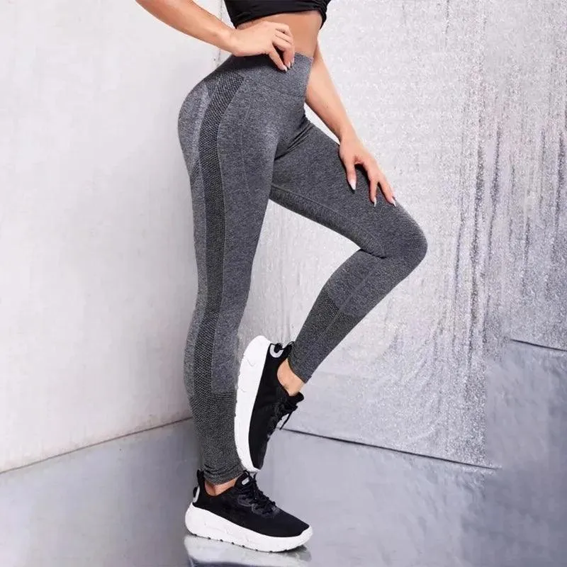 Sleek High-Waisted Yoga Leggings: Premium Seamless Fitness Wear