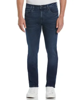 Slim Fit Dark Wash Indigo 5-Pocket Denim Jeans