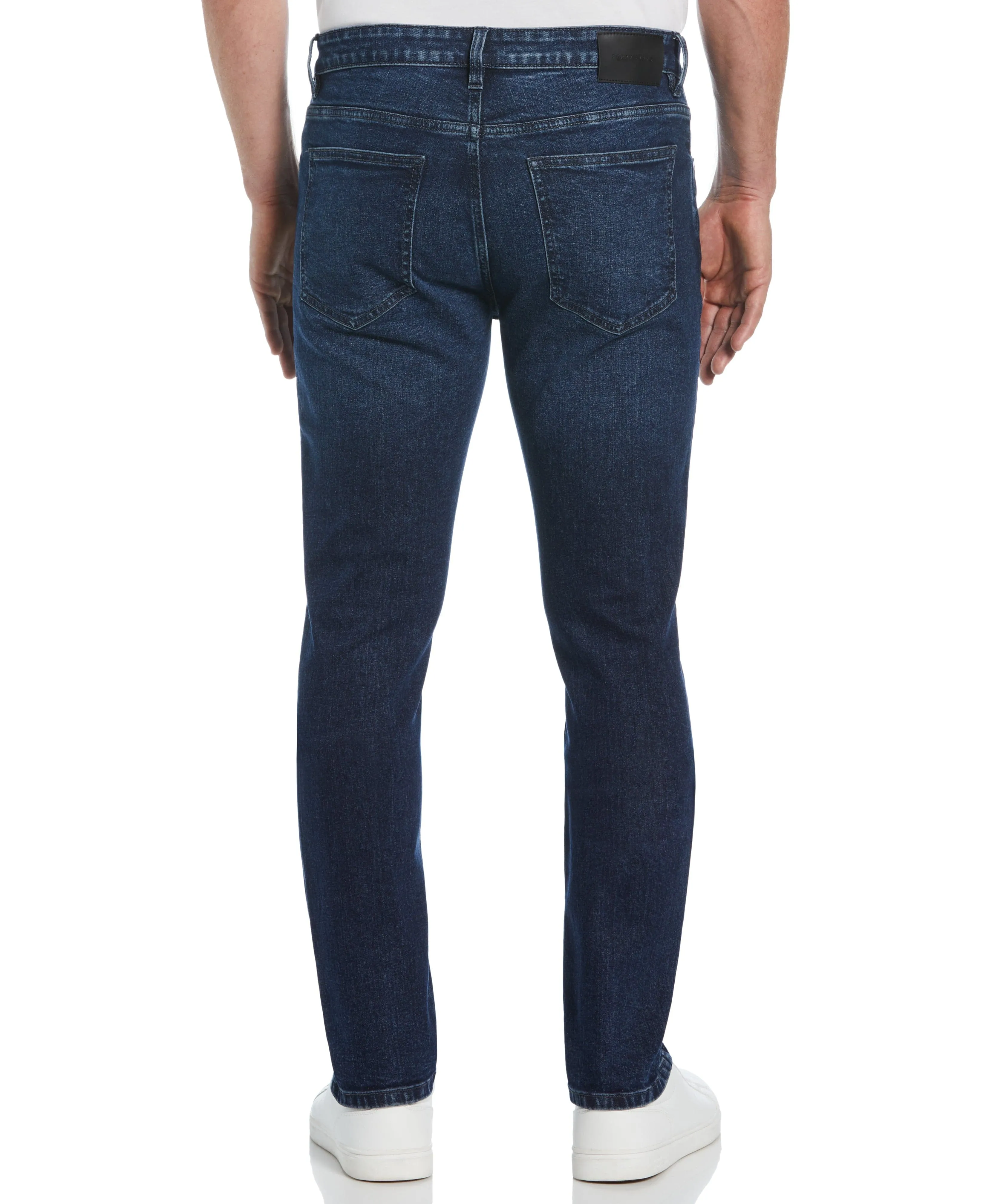 Slim Fit Dark Wash Indigo 5-Pocket Denim Jeans