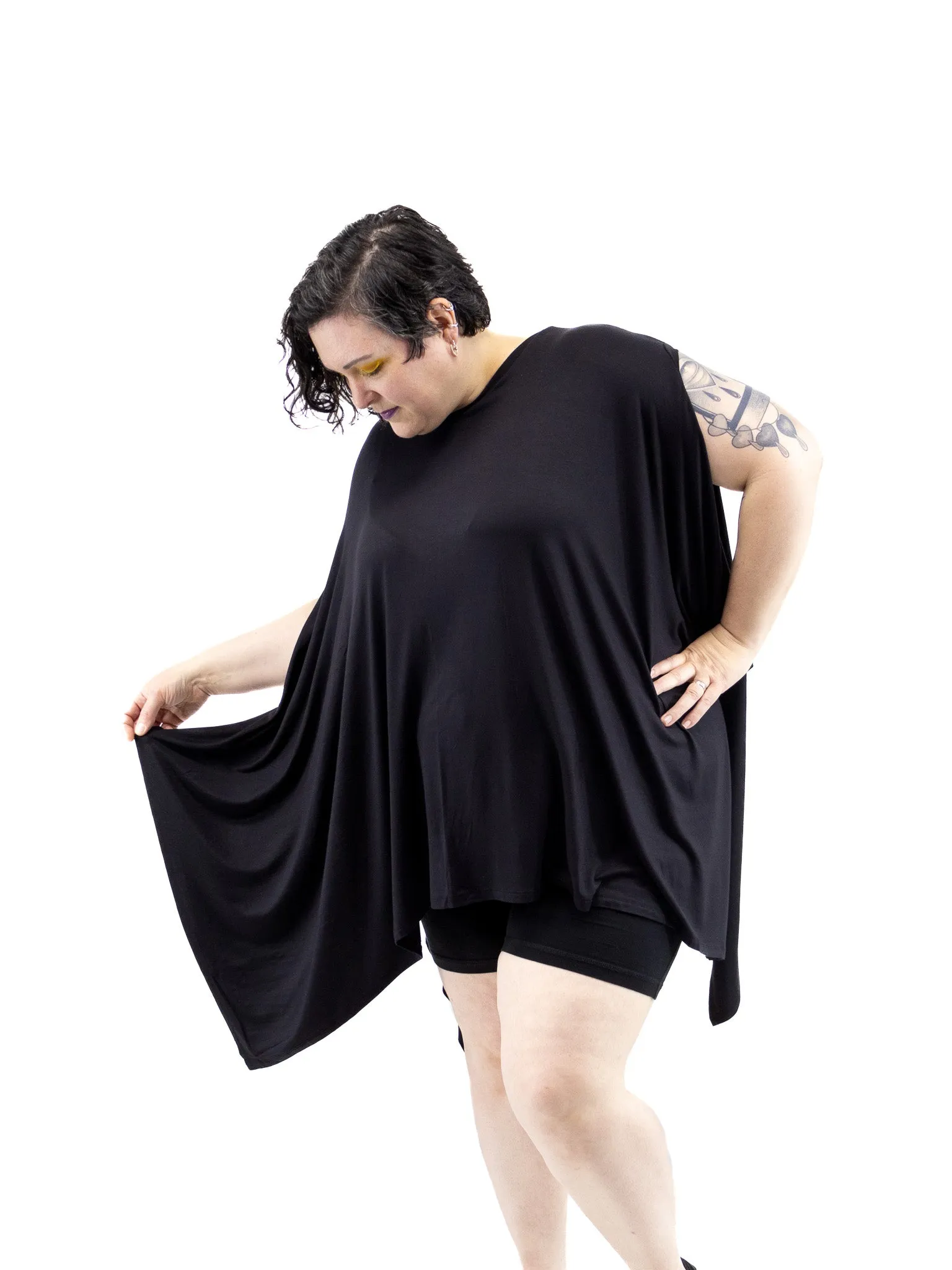 Solid Rhiannon Tunic Top UNISEX- FOXBLOOD