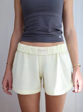 Sophia Shorts Pale Yellow