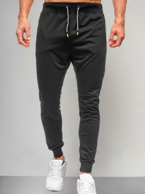 Straight Casual Drawstring Pants