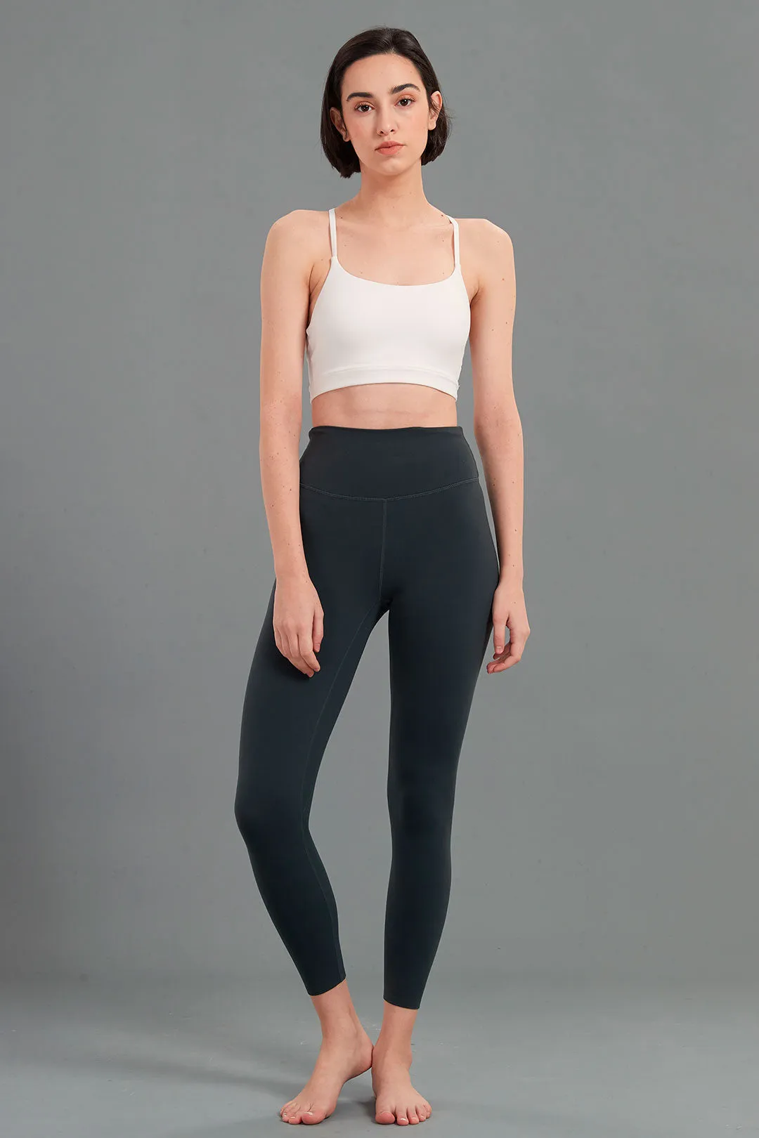 Ultra Soft Seamless High-Waist Plain Legging 25"