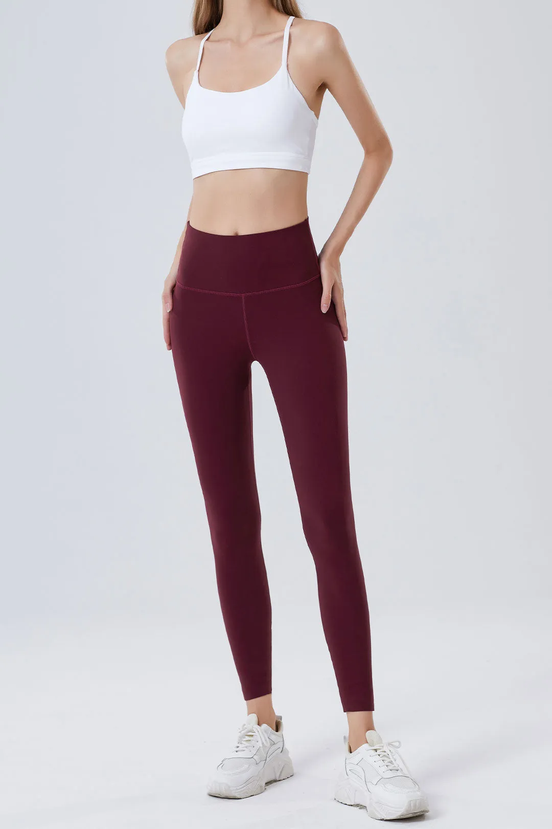 Ultra Soft Seamless High-Waist Plain Legging 25"