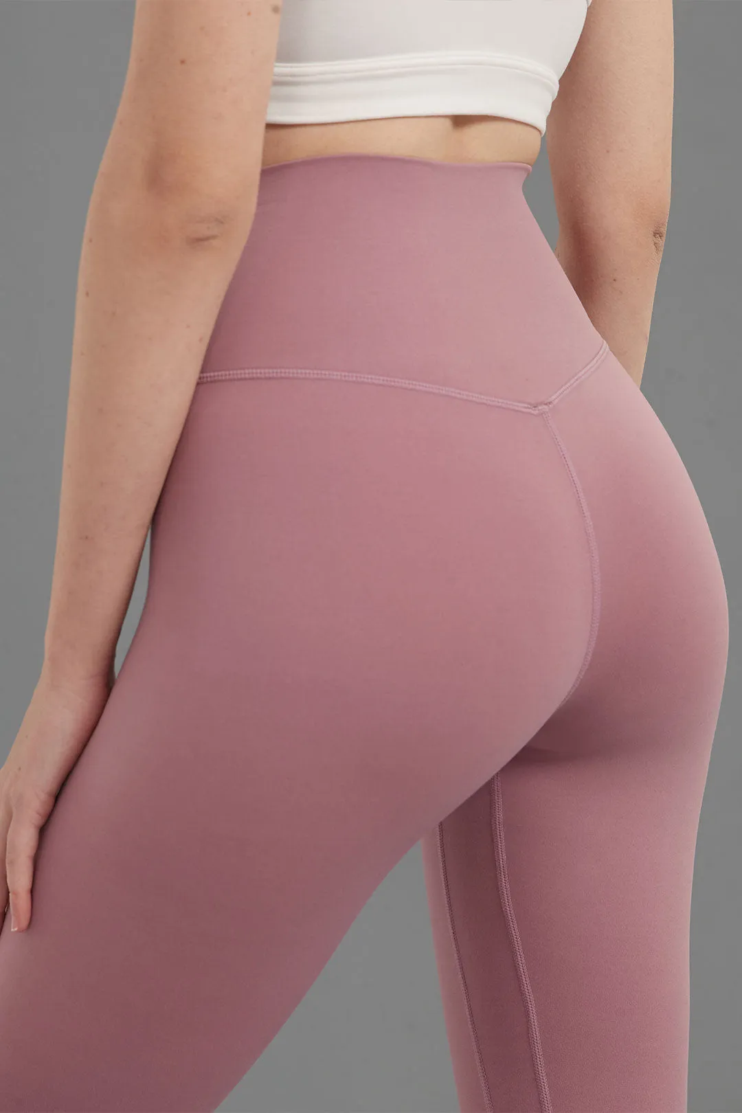 Ultra Soft Seamless High-Waist Plain Legging 25"