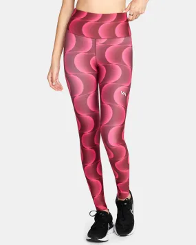 VA Essential Workout Leggings - Cosmic Wave Berry