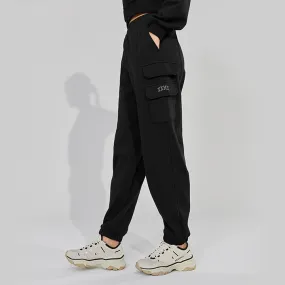 Warm Cotton Cargo Jogger Pants