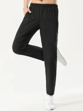 Warm Straight Leg Quick Dry High Waist Men'S Work Trousers