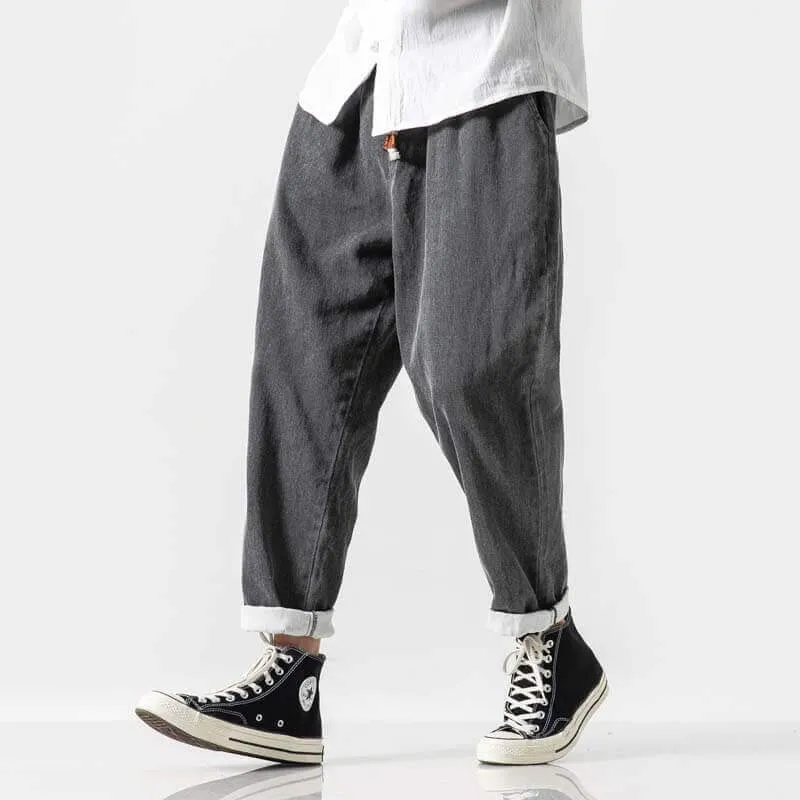 WLS Dunta Denim Pants Black